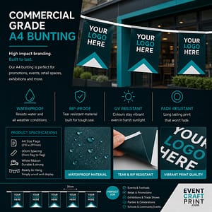Commercial Grade Bunting