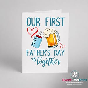 First Fathers Day Blue