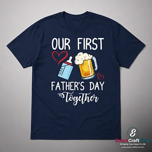 First Fathers Day blue