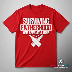 Surviving Fatherhood one beer at a time t-shirt