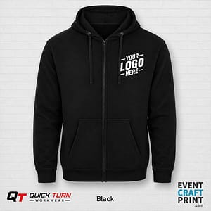 Black Zip Hoodie