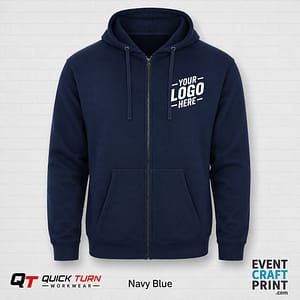 Navy Blue Full Zip hoodie