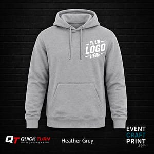 Heather Grey Hoodie (Custom Printed)