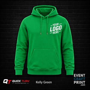 Kelly Green Hoodie (Custom Printed)