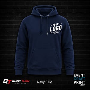 Navy Blue Hoodie (Custom Printed)