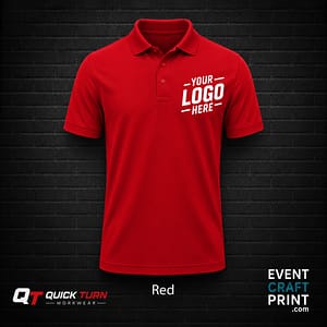 Red Polo Shirt (Custom Printed)