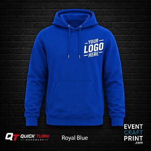 Royal Blue Hoodie (Custom Printed)