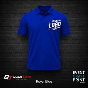 Royal Blue Polo Shirt (Custom Printed)