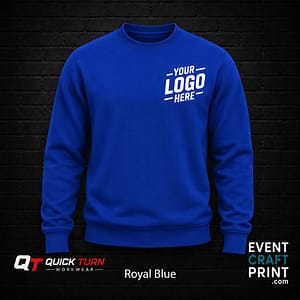 Royal Blue Sweatshirt (Custom Printed)