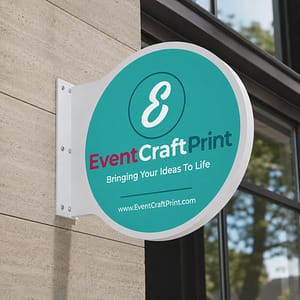 Round Projecting Sign